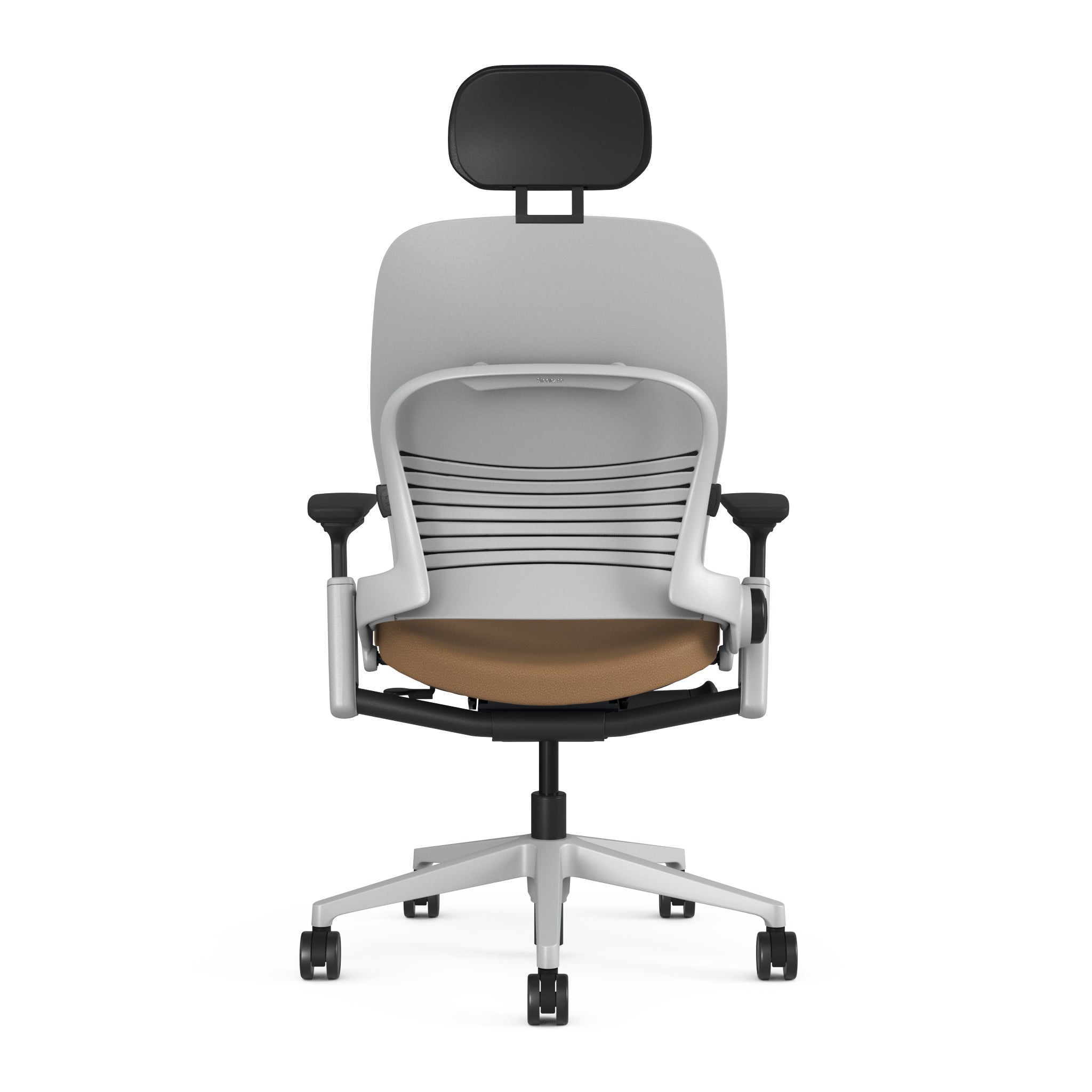 Mocha Montana Leather; Platinum Frame