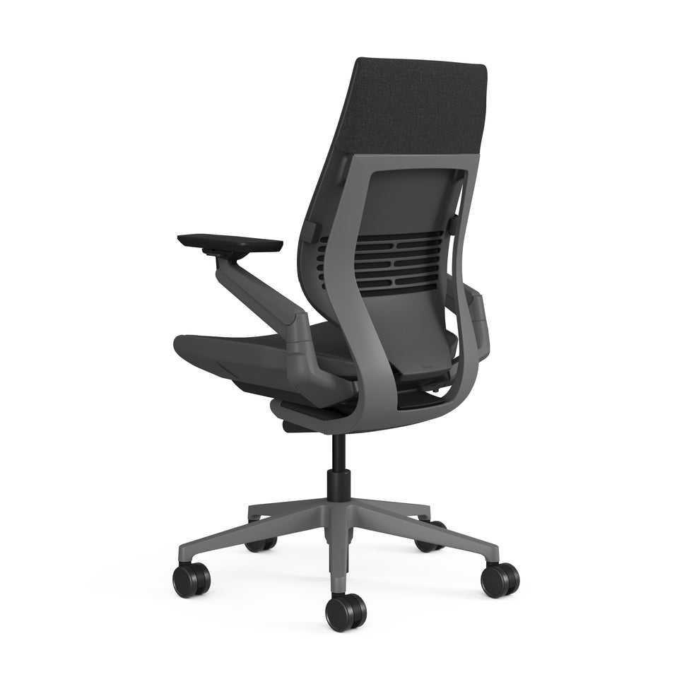 Seat fabric Medley Pepper; Frame Dark