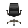 Mesh back 3D Knit Black; Seat fabric Ebony; Frame Burnished Bronze