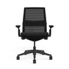 Mesh back 3D Knit Black; Seat fabric Ebony; Frame Black