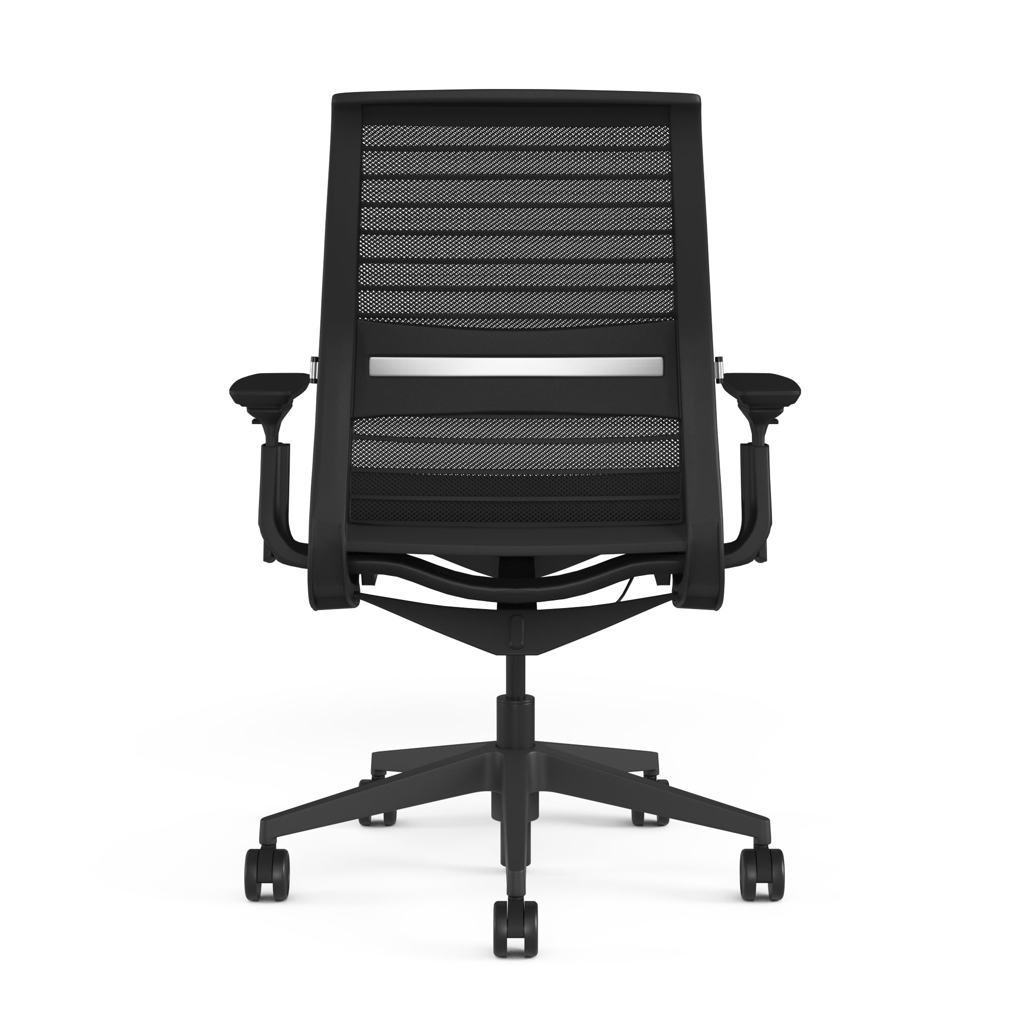 Mesh back 3D Knit Black; Seat fabric Ebony; Frame Black
