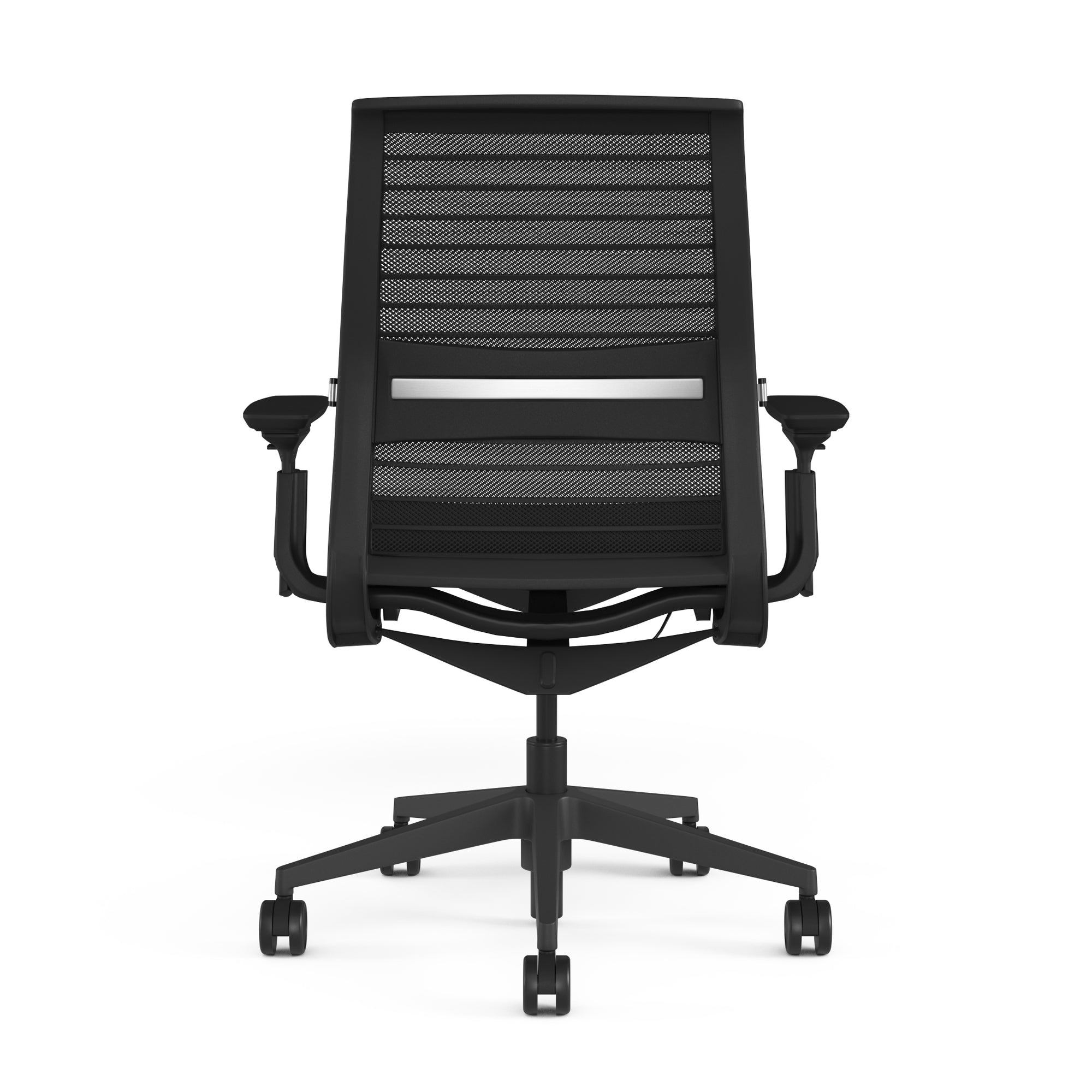 Mesh back 3D Knit Black; Seat fabric Ebony; Frame Black