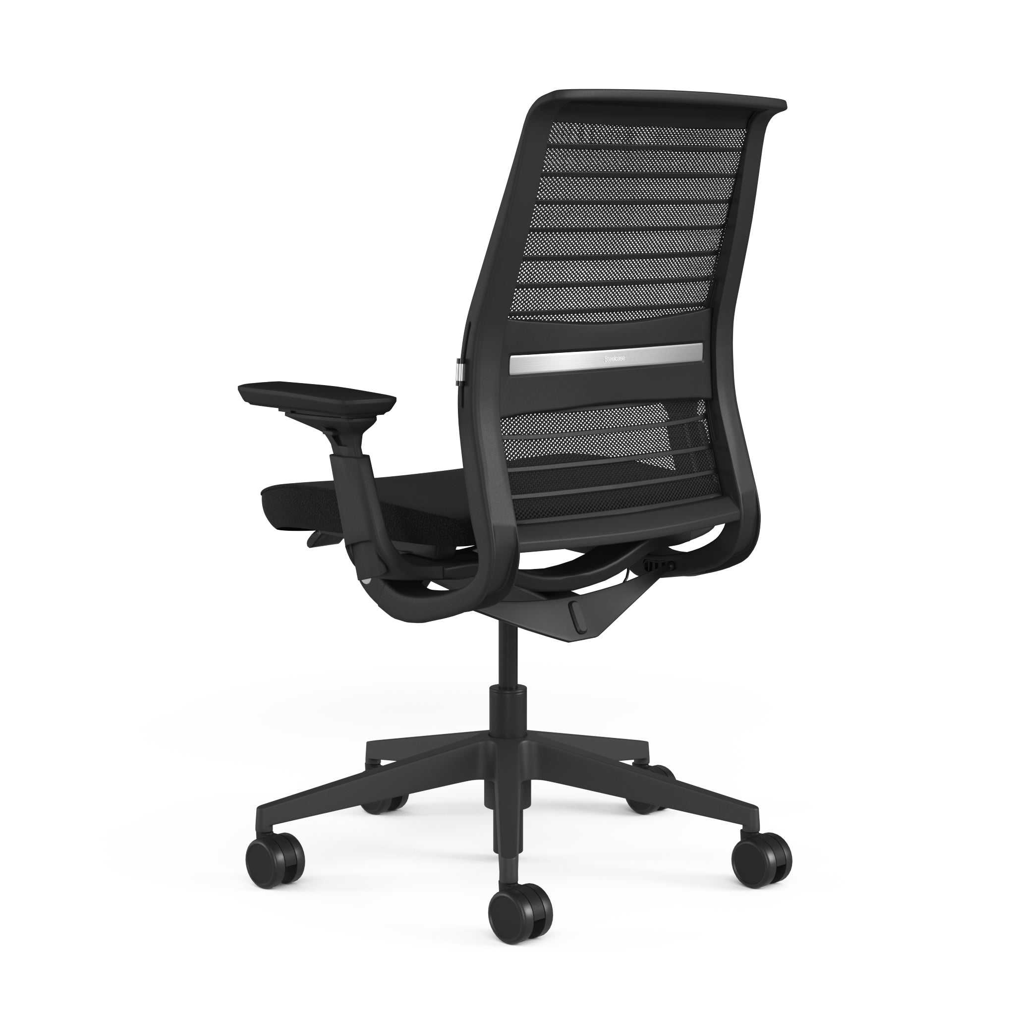 Mesh back 3D Knit Black; Seat fabric Ebony; Frame Black