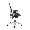 Mesh back 3D Knit Black; Seat fabric Deep Teal; Frame Seagull