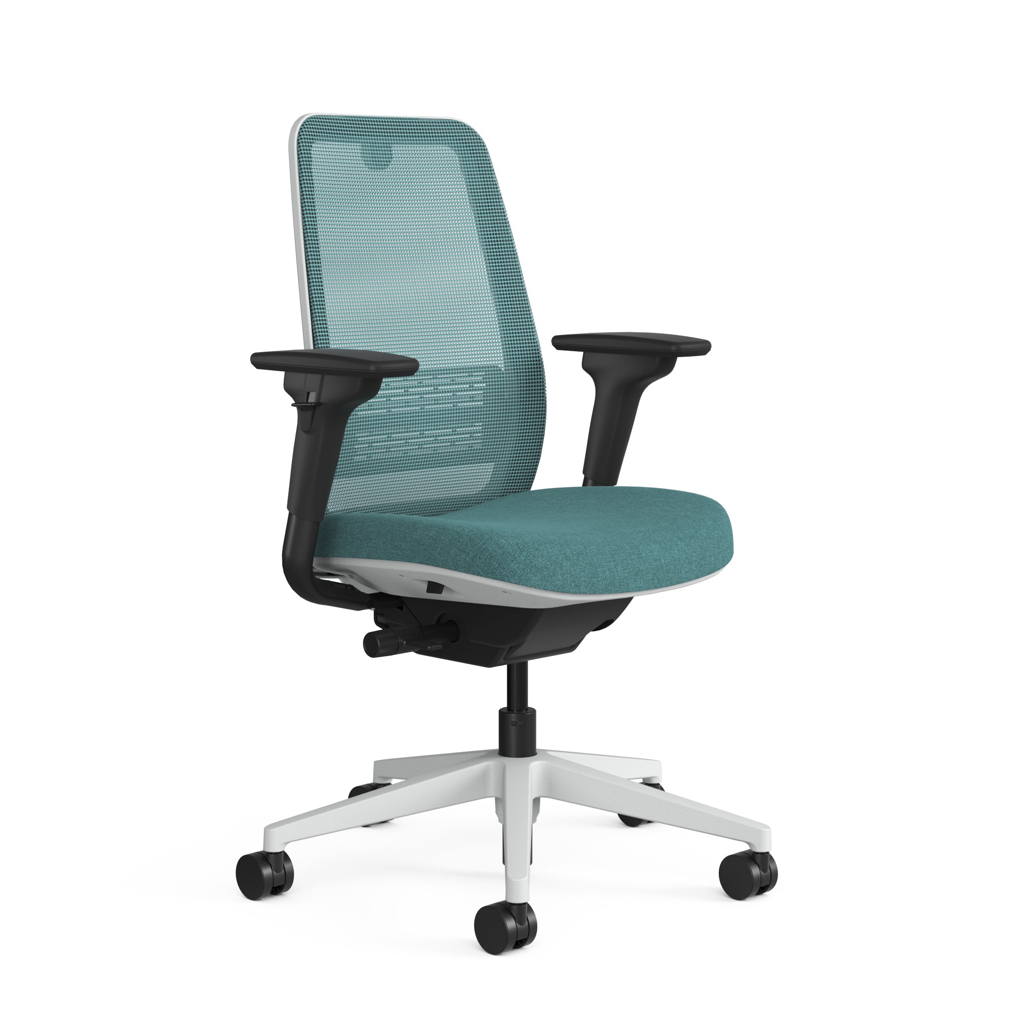 Meshback Lagoon; Seat fabric Otto Lagoon; Frame Seagull