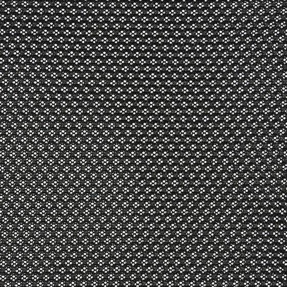 Meshback 3D Microknit Licorice; Seat fabric Otto Charcoal; Frame Black