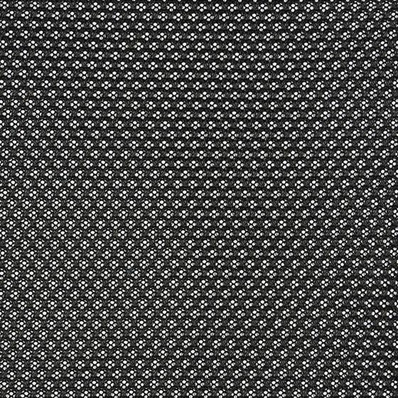 Meshback 3D Microknit Licorice; Seat fabric Otto Charcoal; Frame Black