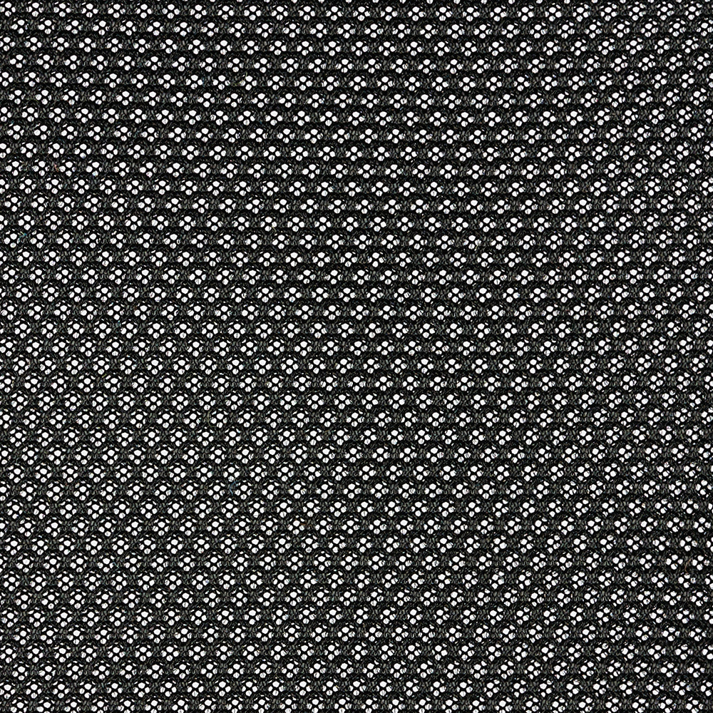 Meshback 3D Microknit Licorice; Seat fabric Ebony (Omni-R); Black+Scarlet Frame