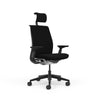 Fabric Back Omni-R; Seat fabric Ebony (Omni-R); Black Frame